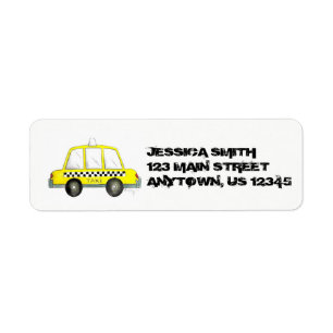 Taxi Jaune Personnalisé NYC Taxi Chèque cabine New