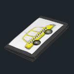 Taxi NYC Yellow New York City Chequered Cab Car Trifold Wallet<br><div class="desc">Design features an original watercolor illustration of a classic yellow New York City chequered taxi cab. Great for anyone who lives in or loves NYC!

Don't see what you're looking for? Need help with customization? Click "contact this designer" to have something created just for you!</div>