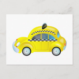 Taxi Postcard