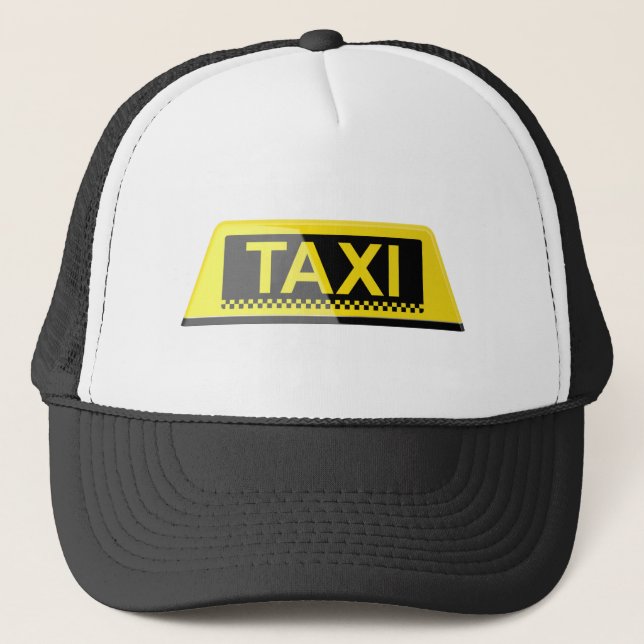 Taxi sign trucker hat (Front)