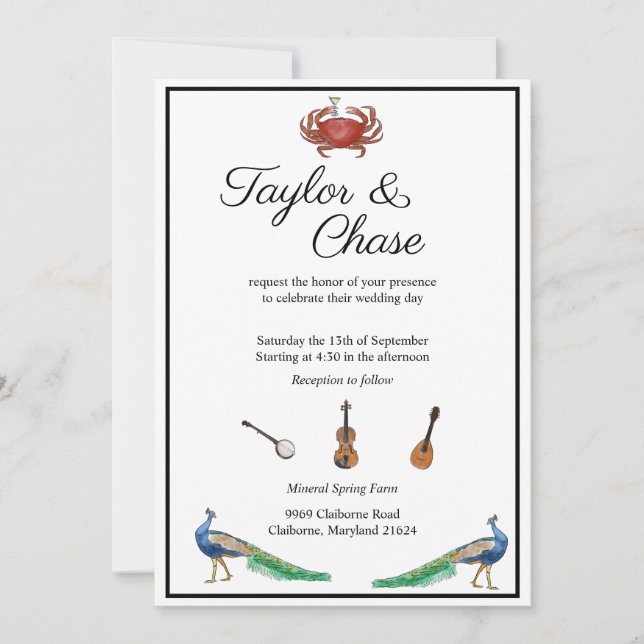 Taylor 2 invitation (Front)