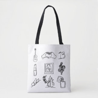 Taylor Eras Line Dessin Sac fourre-tout Ventilateu