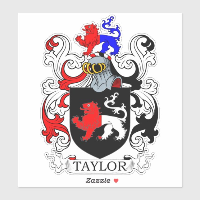 Taylor Family Crest (Sheet)