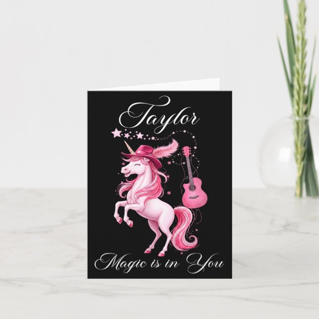 Taylor Gift - Taylor Shirt  Card (Front)