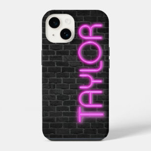 TAYLOR In PINK Neon Lights  iPhone 14 Case