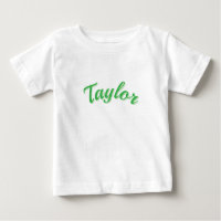 Taylor Name In Green,
