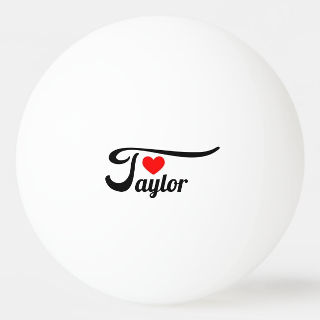 Taylor Ping Pong Ball (Front)