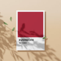 Taylor Red Evermore 1989 Albums - White Border