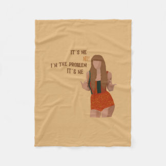 Taylor S - I´m the Problem Fleece Blanket