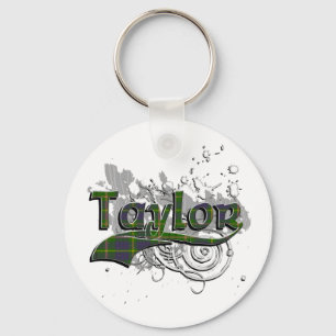 Taylor Tartan Grunge Keychain