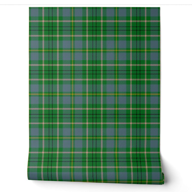 Taylor Tartan Plaid Scottish Clan Wallpaper (Unrolling)