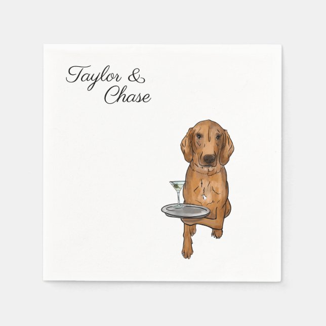 Taylor's Dog Napkin (Front)