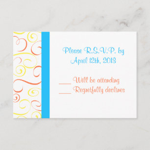 Taynesha and Shermont RSVP Card - Customized