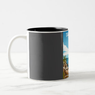 Tayrona National Park Serenity - Coastal Beauty Tr Two-Tone Coffee Mug
