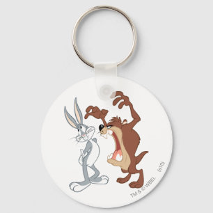 TAZ™ and BUGS BUNNY™ Not Even Flinching - Colour Keychain
