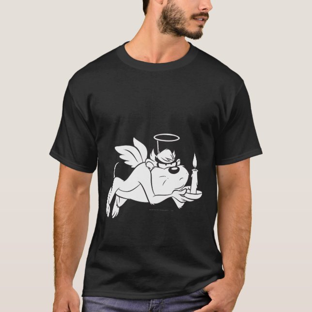 TAZ™ Angel holding Candle T-Shirt (Front)