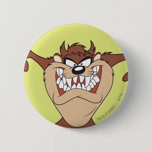 TAZ™ Arms Wide 2 Inch Round Button (Front)