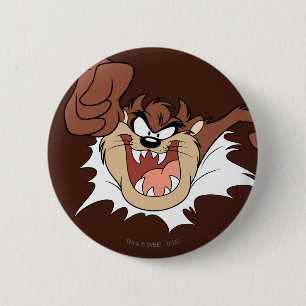 TAZ™ Bursting Through Page 2 Inch Round Button