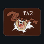 TAZ™ Bursting Through Page Magnet<br><div class="desc">LOONEY TUNES™ | Check out this TAZ™ Bursting Through Page artwork! Click the customize button to begin personalizing your very own LOONEY TUNES™ merchandise!</div>