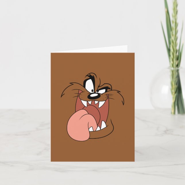 TAZ™ Crazy Smile Note Card (Front)