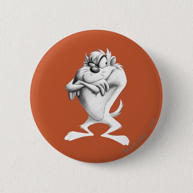 TAZ™ Drawing 2 Inch Round Button (Front)