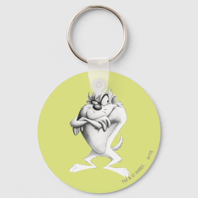 TAZ™ Drawing Keychain (Front)