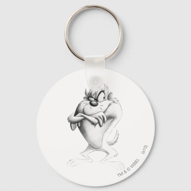 TAZ™ Drawing Keychain (Front)