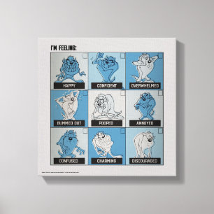 TAZ™ Emotion Checkbox Canvas Print