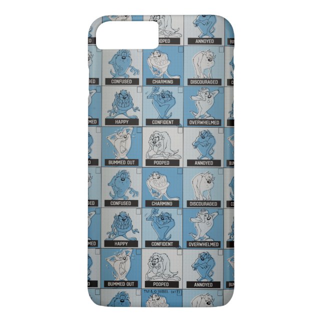 TAZ™ Emotion Checkbox Case-Mate iPhone Case (Back)