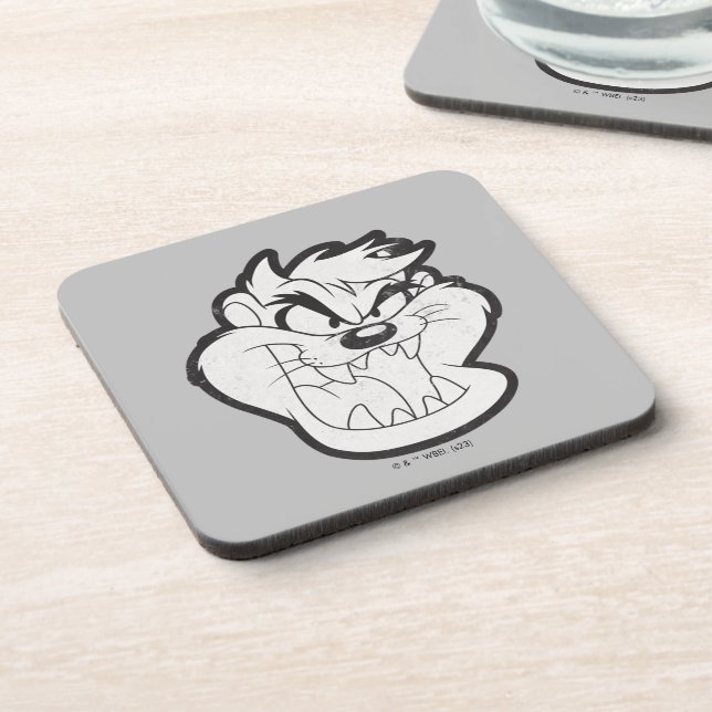 TAZ™ Evil Grin Badge Coaster (Left Side)