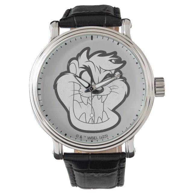 TAZ™ Evil Grin Badge Watch (Front)