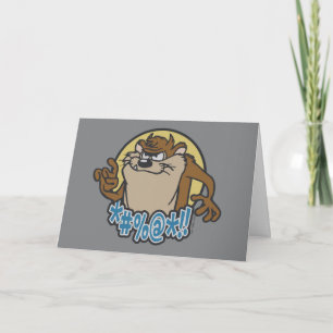 TAZ™ Expletive Circle Graphic Card