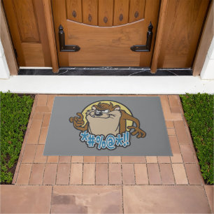 TAZ™ Expletive Circle Graphic Doormat