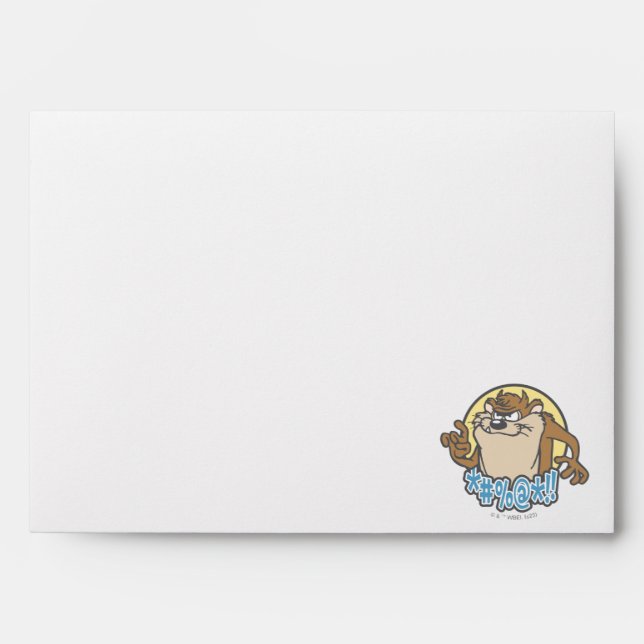 TAZ™ Expletive Circle Graphic Envelope (Front)