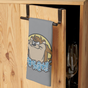 TAZ™ Expletive Circle Graphic Kitchen Towel