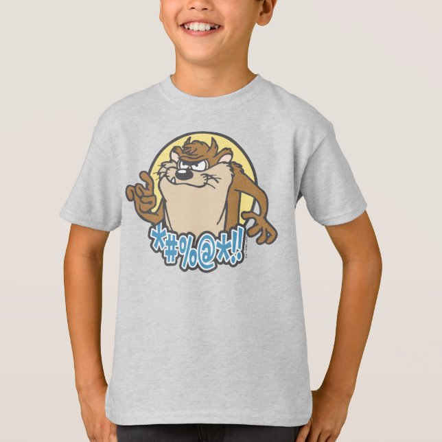 TAZ™ Expletive Circle Graphic T-Shirt (Front)