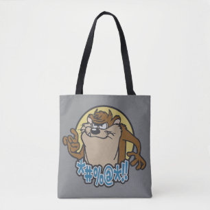 TAZ™ Expletive Circle Graphic Tote Bag