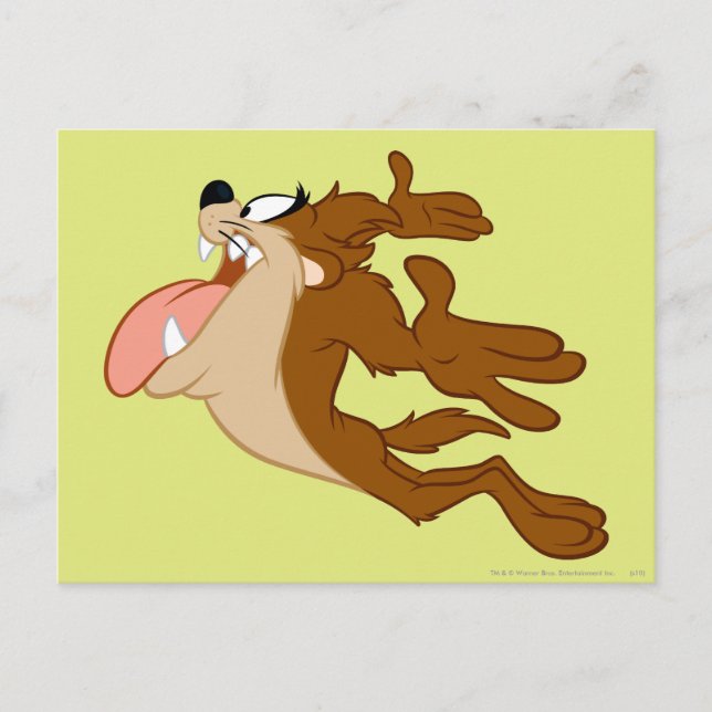 TAZ™ flying through the air Postcard (Front)