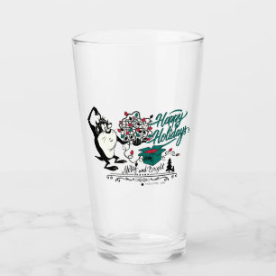 TAZ™ - Happy Holidays Glass