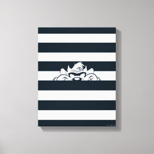 TAZ™ Hiding In Stripes Canvas Print