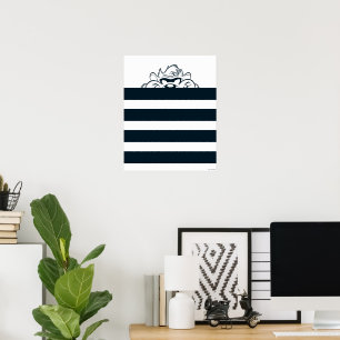 TAZ™ Hiding In Stripes Poster