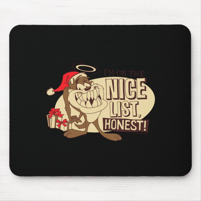 Taz Im On The Nice List  Mouse Pad (Front)