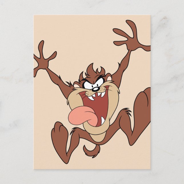 TAZ™ Leaping Postcard (Front)