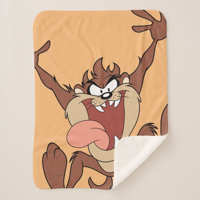 TAZ™ Leaping Sherpa Blanket (Front)