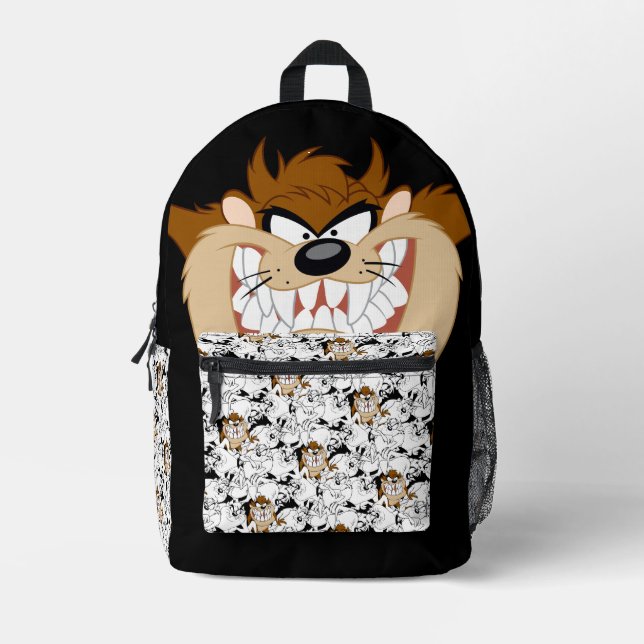 TAZ™ Line Art Colour Pop Pattern Printed Backpack (Front)