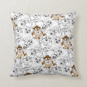 TAZ™ Line Art Colour Pop Pattern Throw Pillow