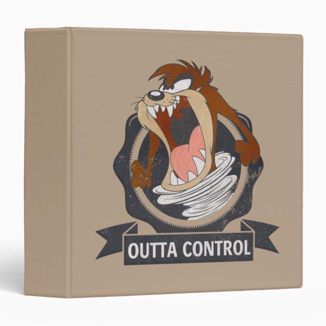 TAZ™ Outta Control Binder (Front/Spine)