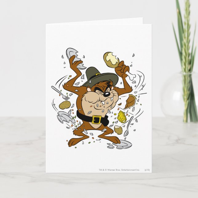 TAZ™ Plowing Down Card (Front)