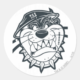 TAZ™ - Rebel 8 Classic Round Sticker