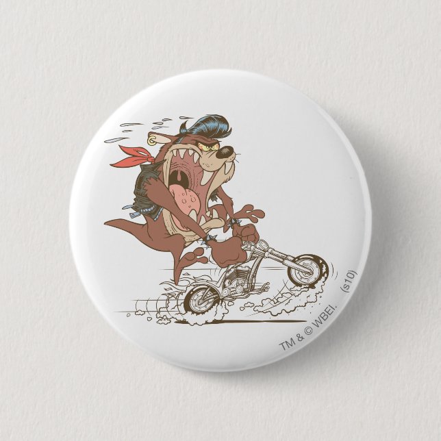 TAZ™ Slick Hog 2 Inch Round Button (Front)